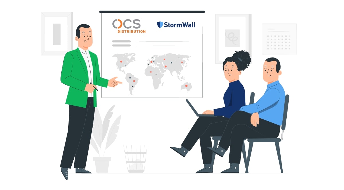 Read more about the article Канальным продвижением сервисов StormWall займется компания OCS Distribution